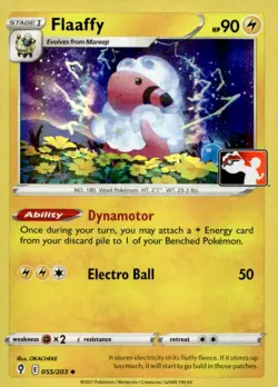 Flaaffy 055/203 Uncommon Prize Pack Series Cards Pokemon Holo Near Mint - Image 1