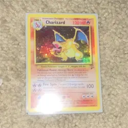 Pokemon Charizard 4/102 Base Set Holo Rare 120 HP Flame Card Wizards 1999 - Image 1