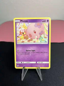 Munna 88/236 Pokemon Sm-Unified Minds Trading Card NM - Image 1
