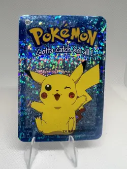 Pikachu #25 - Vintage Vending Machine Prism Sticker 2000 - Pokemon Card - Image 1