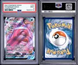 Pokemon 2021 Fusion Strike Gengar VMAX Full Art Card 157/264 PSA 9 Mint - Image 3