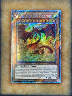 Yugioh Slifer the Sky Dragon RA03-EN244 Platinum Secret Rare 1st Ed NM - Image 1