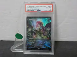 G410 Llanowar Elves (Showcase) Foundations Foil PSA 10 Anime Art Magic MTG - Image 1