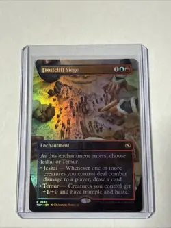 MTG Frostcliff Siege (Borderless) Tarkir: Dragonstorm Foil - Image 1