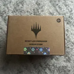 MTG Secret Lair Commander Deck Goblin Storm In Hand New - Image 1
