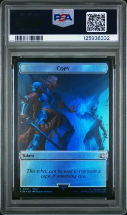 2025 MAGIC: THE GATHERING FINAL FANTASY TOKENS FOIL COPY-0001/HERO-0002 PSA 10 - Image 2
