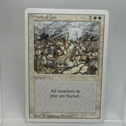 MTG - Wrath of God Revised Edition Rare Sorcery White Quinton Hoover Regular - Image 1