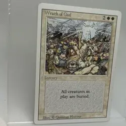MTG - Wrath of God Revised Edition Rare Sorcery White Quinton Hoover Regular - Image 2