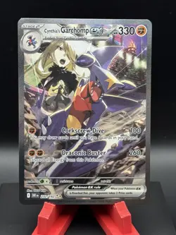Cynthia's Garchomp ex SIR Holo SV10: Destined Rivals 232/182 NM Pokemon TCG - Image 1