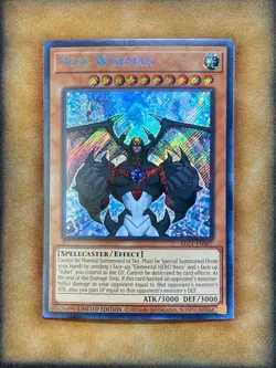 Yugioh Neos Wiseman BLC1-EN007 Secret Rare Limited Edition NM - Image 1