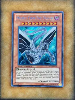 Yugioh Malefic Cyber End Dragon YMP1-EN004 Secret Rare Limited Edition LP - Image 1