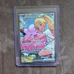 2025 pokemon tcg sv09 journey together lillie's clefairy ex 184/159 holo sir - Image 3