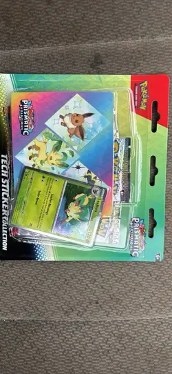 Pokemon TCG Prismatic Evolutions Tech Sticker Collection - Leafeon - Image 1