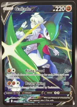 Pokemon TCG - Gallade V - Lost Origin Trainer Gallery TG19/TG30 Holo Ultra Rare - Image 1