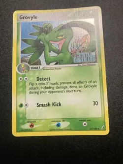 Grovyle 32/100 EX Crystal Guardians Stamped Holo Pokemon TCG Card free shipping - Image 1