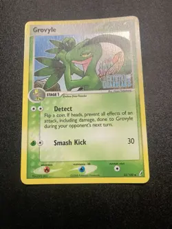 Grovyle 32/100 EX Crystal Guardians Stamped Holo Pokemon TCG Card free shipping - Image 2