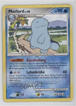 Quagsire German Pokemon Diamond & Pearl Secret Wonders #60 2007 - Image 1