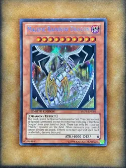 Yugioh Malefic Rainbow Dragon YMP1-EN005 Secret Rare Limited Edition LP - Image 1