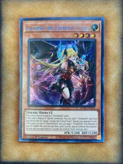 Yugioh Lacrima the Crimson Tears ROTA-EN014 Secret Rare 1st Ed NM - Image 1