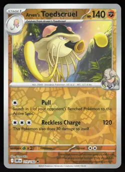Arven's Toedscruel 110/182 Uncommon Destined Rivals Pokemon Reverse Holo NM - Image 1
