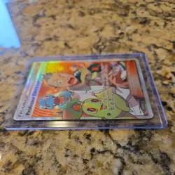 Pokemon Full Art Ultra Rare Holo Trainer Professor Elm's Lecture 213/214 - Image 3