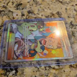 Pokemon Full Art Ultra Rare Holo Trainer Professor Elm's Lecture 213/214 - Image 4