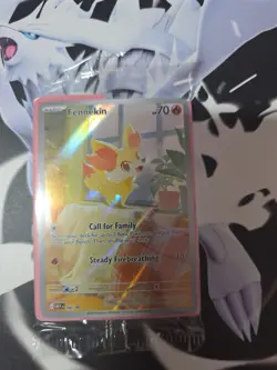 Pokemon Fennekin 080 - Black Star PROMO Sealed IN HAND Chaos Rising ETB - Image 1
