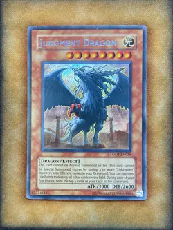Yugioh Judgment Dragon LODT-EN026 Secret Rare LP - Image 1