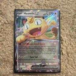 Pokemon TCG - Meowth EX 062/088 - Double Rare - Perfect Order - Image 1