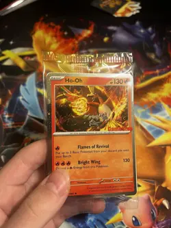 Ho-oh 010/086 Gamestop Promo Sealed Cosmos Holo Chaos Rising NM SWIRL - Image 3