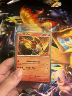 Ho-oh 010/086 Gamestop Promo Sealed Cosmos Holo Chaos Rising NM SWIRL - Image 4