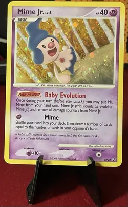 Pokemon - Mime Jr. - DP22 - Diamond & Pearl - PROMO HOLO - Image 1