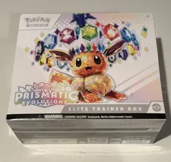 Pokemon Prismatic Evolutions Scarlet & Violet Elite Trainer Box ETB New Sealed - Image 1