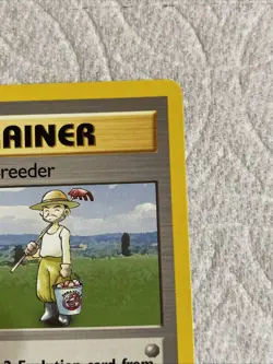 Pokemon TCG 1999 Pokemon Breeder 76/102 Shadowless Base Set Rare Never Played - Image 5