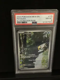 Pokemon Psyduck Alt Art Scarlet & Violet 151 175/165 Holo PSA 8 - Image 1