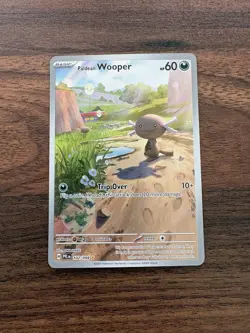 Paldean Wooper #102/094 ME02: Phantasmal Flames Full Art Rare Holo Pokemon NM - Image 1
