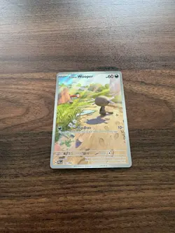 Paldean Wooper #102/094 ME02: Phantasmal Flames Full Art Rare Holo Pokemon NM - Image 2