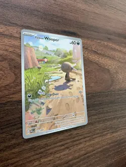 Paldean Wooper #102/094 ME02: Phantasmal Flames Full Art Rare Holo Pokemon NM - Image 3