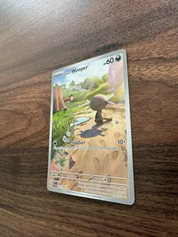 Paldean Wooper #102/094 ME02: Phantasmal Flames Full Art Rare Holo Pokemon NM - Image 4