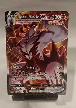 Pokemon Single Strike Urshifu VMAX Alt Art Secret Holo 168/163 Near Mint - Mint - Image 1