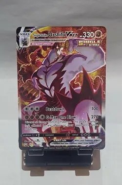 Pokemon Single Strike Urshifu VMAX Alt Art Secret Holo 168/163 Near Mint - Mint - Image 3