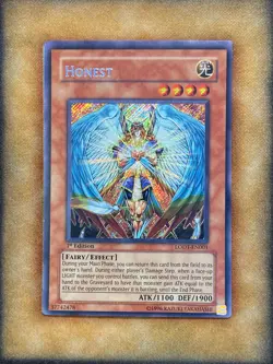 Yugioh Honest LODT-EN001 Secret Rare 1st Ed NM - Image 1