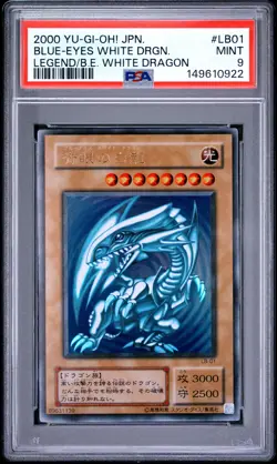 2000 YU-GI-OH! JPN LEGEND OF BLUE EYES WHITE DRAGON BLUE-EYES WHITE DRAGON PSA 9 - Image 1