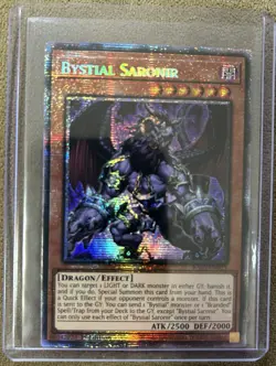 RA05-EN023 Bystial Saronir Dragon/Effect Holo 1st Ed Starlight Rare YuGiOh TCG - Image 1