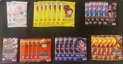 One Piece TCG - 30x Sealed Booster Card Pack OP05 OP07 OP09 OP10 OP13 OP14 PRB02 - Image 1