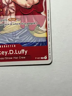 Monkey.D.Luffy (Promotion Pack 2022) P-001 One Piece Promotion Cards - Image 5