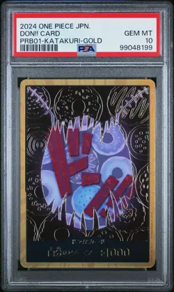 PSA 10 2024 One Piece Japanese Don!! Card PRB01 The Best - Katakuri - Gold Don - Image 1