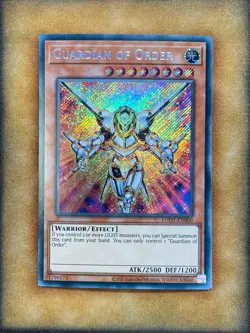 Yugioh Guardian of Order LODT-EN000 Secret Rare 2024 Print NM - Image 1