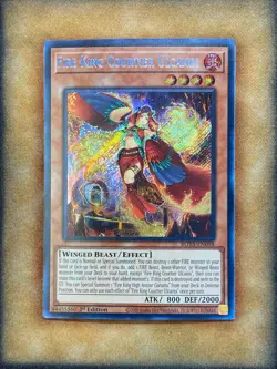 Yugioh Fire King Courtier Ulcanix ROTA-EN098 Secret Rare 1st Ed NM - Image 1