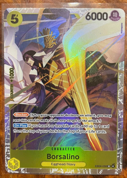 One Piece TCG OP15 EB04-058 Adventure on Kami's Island Borsalino SR English - Image 1